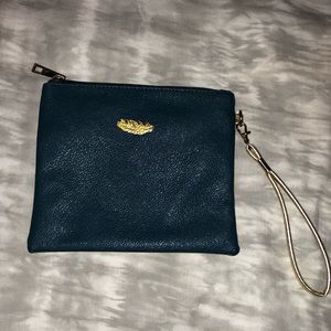 Blue & Gold Wristlet